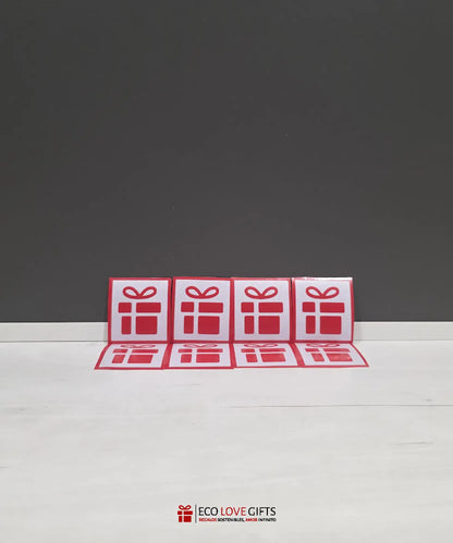 Conjunto de 10 Pegatinas Personalizables - Eco Love Gifts